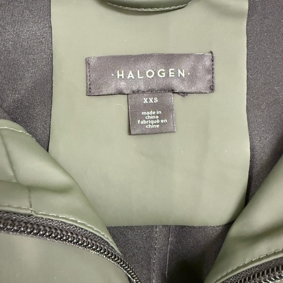 Halogen Olive Green Rain Jacket - Picture 7 of 8